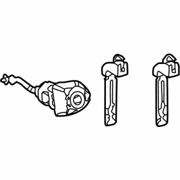 Toyota 69052-0C050 Cylinder & Keys