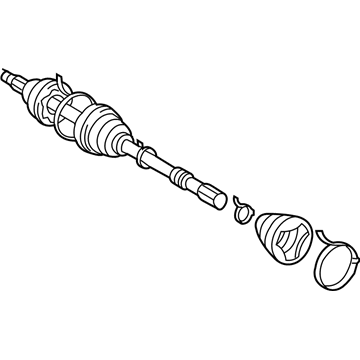 2007 Toyota RAV4 CV Joint - 43470-49635