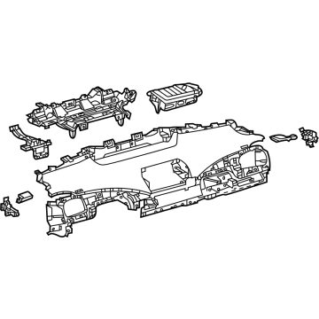 Toyota 55302-62071-C0 Instrument Panel