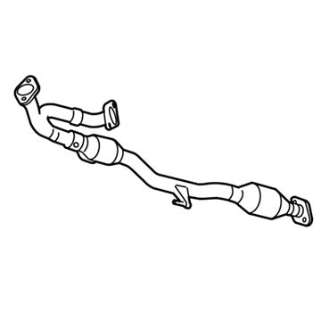 2017 Toyota Camry Catalytic Converter - 17410-0P350