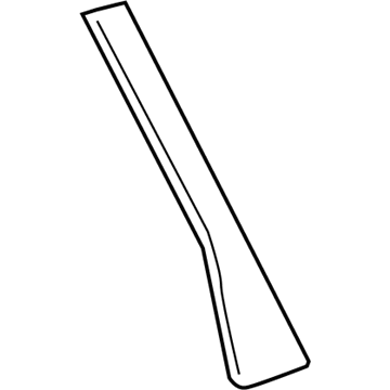 Toyota 75765-08020 MOULDING, Rear Door Window Frame