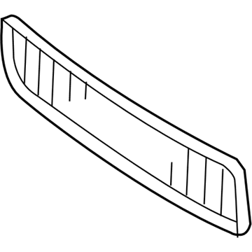 Toyota 53112-21050 Lower Radiator Grille No.1