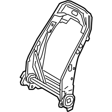 Toyota 71013-06521 Seat Back Frame