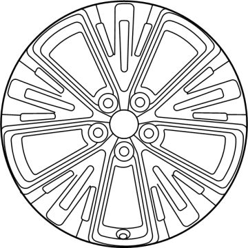 Toyota 42611-47551 WHEEL, DISC