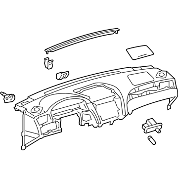 Toyota 55401-AA060-E0 Instrument Panel