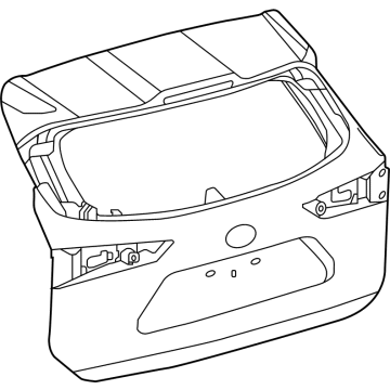 Toyota 67005-0E530 Panel Sub-Assembly, Back