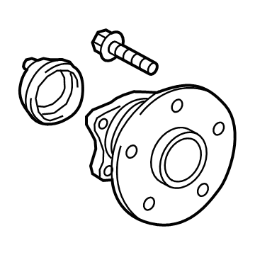 Toyota 42410-0R030 Rear Hub & Bearing Assembly