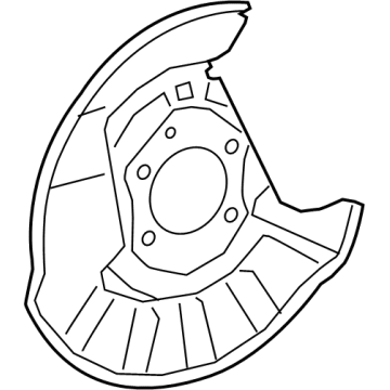 Toyota 47803-06010 Backing Plate