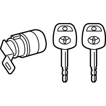 Toyota 69055-0C030 Cylinder & Keys