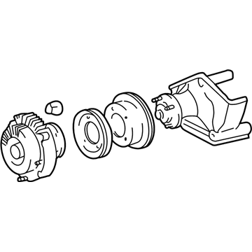 Toyota 16307-62011 Clutch & Pulley