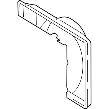 1998 Toyota Tacoma Fan Shroud - 16711-07020