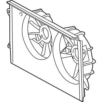 2006 Toyota Camry Fan Shroud - 16711-0A170