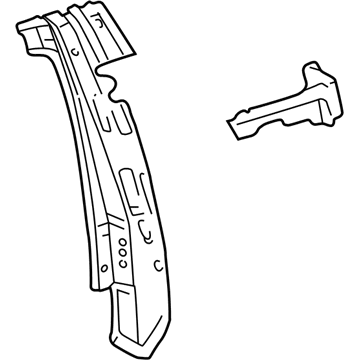 Toyota 61303-42060 Reinforce Sub-Assy, Center Body Pillar, Upper RH