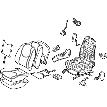 Toyota 71100-42M35-B0 Seat Assembly