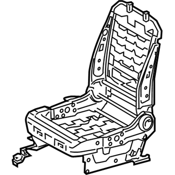 Toyota 71110-42270 Frame Assembly, Front Seat