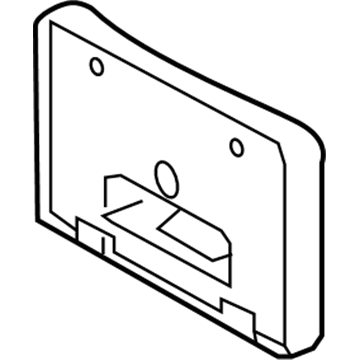 Toyota 52114-02110 License Bracket