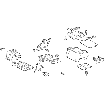 Toyota 58810-AE010-B0 Console Assembly