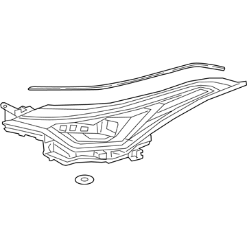 2022 Toyota C-HR Headlight - 81145-10B00