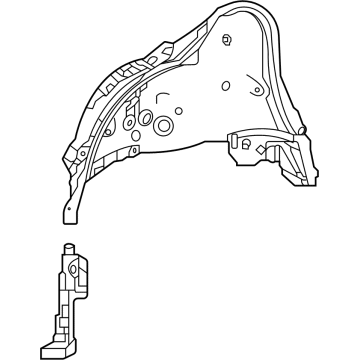 Toyota 61607-06090 Inner Wheelhouse