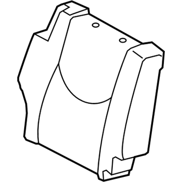 Toyota 71077-0R040-B0 Rear Seat Back Cover, Right (For Separate Type)