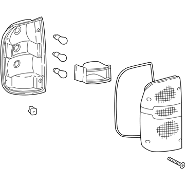 Toyota 81560-04030 Tail Lamp Assembly