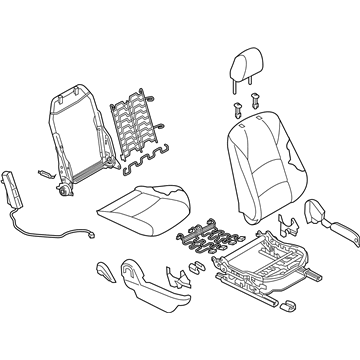 Toyota 71100-WB038 Seat Assembly, Front RH