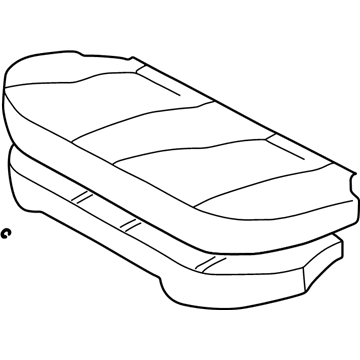 Toyota 71460-02140-B0 Cushion Assembly