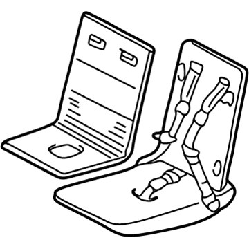 Toyota 73701-02020-B0 Child Seat, Rear Center