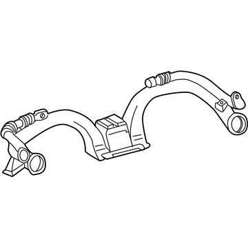 Toyota 55843-01040 Duct, Heater To Register