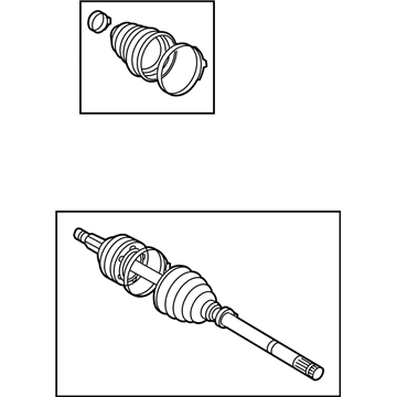 2012 Scion xB CV Joint - 43470-80166