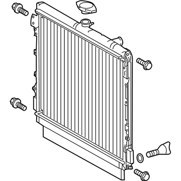 Toyota 16400-0S010 Radiator Assembly