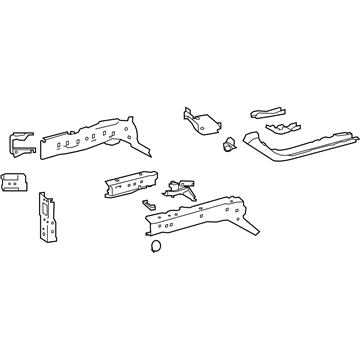 Toyota 57102-47091 Member Sub-Assembly, Fr