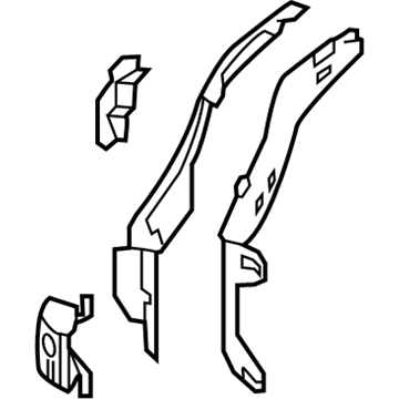 Toyota 53706-47901 Brace Sub-Assembly, FEND