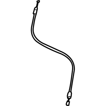 Toyota 72660-0E020 Cable Assembly, Rear NO.2