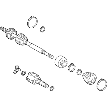 Toyota 43420-02B62 Axle Assembly