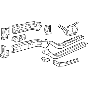 Toyota 57101-0R010 Member Sub-Assembly, Front