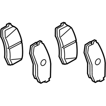 Toyota 04466-02340 Brake Pads