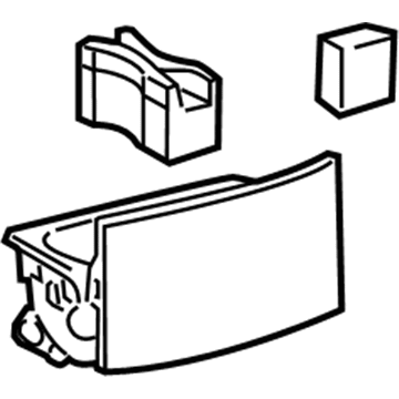 Toyota 58803-60030-A1 Box Sub-Assembly, CONSOL