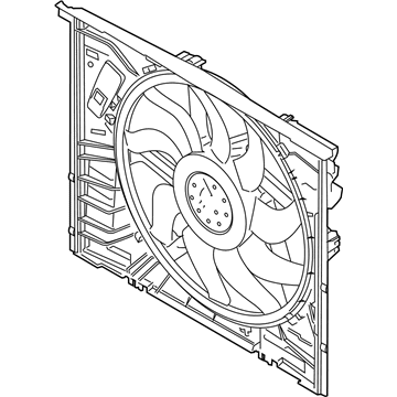 Toyota 16360-WAA03 Fan & Motor