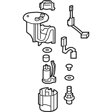 Toyota 77020-12850 Fuel Suction Tube Assembly W/Pump & Gage