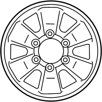 Toyota 42611-35251 Wheel, Alloy