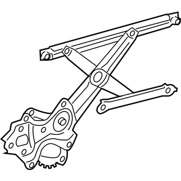 Toyota 69820-02360 Window Regulator