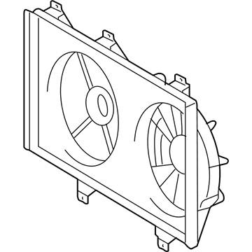 Toyota 16711-AD020 Fan Shroud