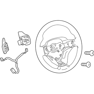 Toyota 45100-07450-C0 Steering Wheel