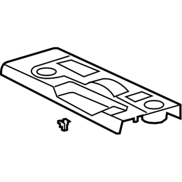 Toyota 58805-35091-B0 Panel Sub-Assy, Console, Upper Rear