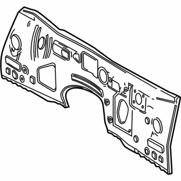 Toyota 55111-50900 Dash Panel, Front