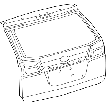 Toyota 67005-AE100 Panel Sub-Assy, Back Door