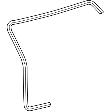 Toyota 67881-AE011 Weatherstrip, Back Door