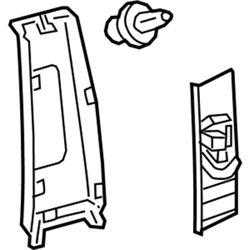 Toyota 62410-06240-B5 GARNISH Assembly, Center Pi