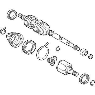 Toyota 43420-47040 Axle Assembly